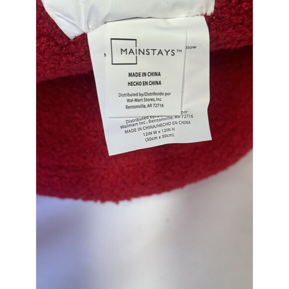 Target Bullseye Christmas 2 Red & White Peppermint Throw Pillows Soft - Picture 6 of 7